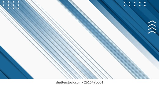 Blue abstract background with white color. Abstract blue background with square shapes. Modern Simple Blue Grey Abstract Background Presentation Design for Corporate Business and Institution.