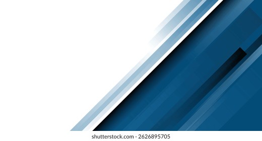Blauer abstrakter Hintergrund mit weißer Farbe. Abstrakter blauer Hintergrund mit quadratischen Formen.