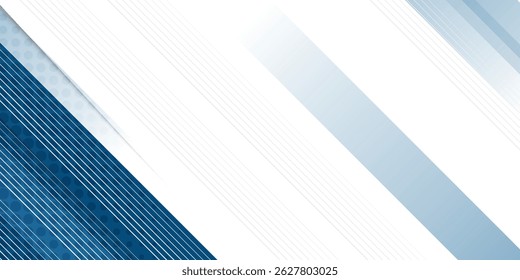 Blue abstract background with white color. Abstract blue background with square shapes. Modern Simple Blue Grey Abstract Background Presentation Design for Corporate Business and Institution.