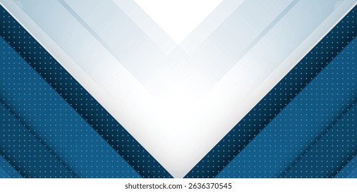 Blue abstract background with white color. Abstract blue background with square shapes and dot. Modern Simple Blue Grey Abstract Background Presentation Design