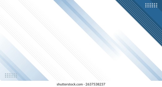 Blue abstract background with white color. Abstract blue background with square shapes. Modern Simple Blue Grey Abstract Background Presentation Design