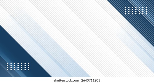 Blue abstract background with white color. Abstract blue background with square shapes. Modern Simple Blue Grey Abstract Background Presentation Design
