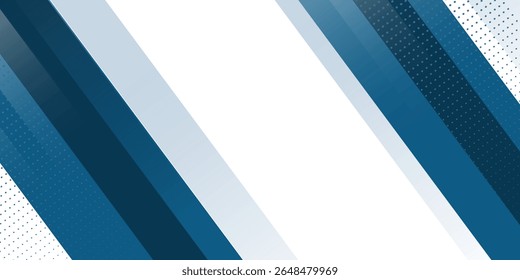 Blue abstract background with white color. Abstract blue background with square shapes and dot. Modern Simple Blue Grey Abstract Background Presentation Design
