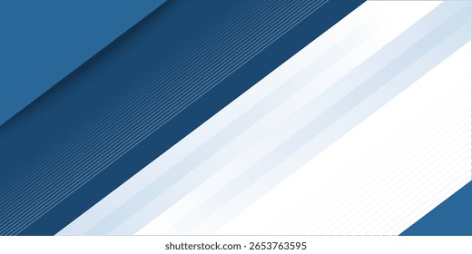Blue abstract background with white color. Abstract blue background with square shapes. Modern Simple Blue Grey Abstract Background Presentation Design