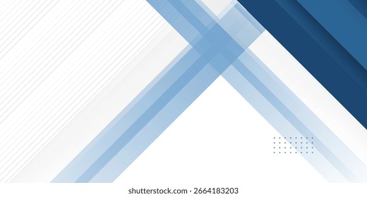 Blue abstract background with white color. Abstract blue background with square shapes. Modern Simple Blue Grey Abstract Background Presentation Design
