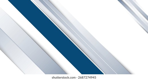 Blue abstract background with white color. Abstract blue background with square shapes. Modern Simple Blue Grey Abstract Background Presentation Design for Corporate Business and Institution.