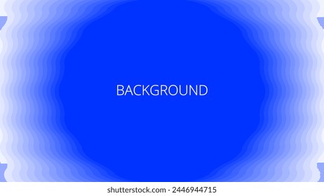 Blue abstract background with yellow pattern, modern geometric texture, wavy lines, gradient circle, glowing effect