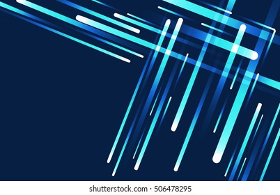 Blue abstract backgrounds, Vector landscape background, drawing by hand vector and digital illustration created without reference image.