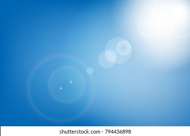 Blue abstract background,Sunny vector illustration.