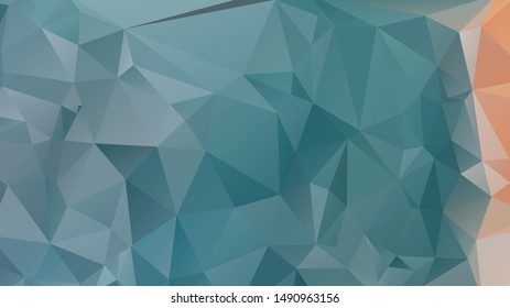 Blue Abstract Bakcground , Low Poly Background . vector blurry triangle texture. Brand new colorful illustration in with gradient. Brand new style for your business design.
