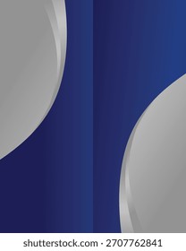 blue abstract banner design template