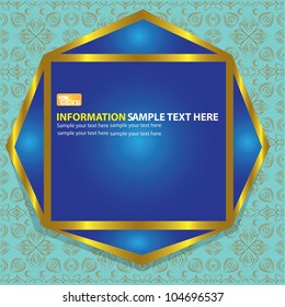 Blue abstract banners,Vector