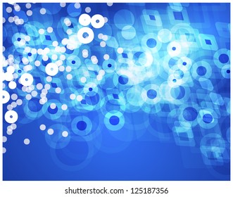 Blue abstract blur background