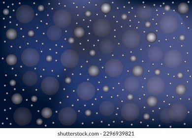 Blue abstract blurred background. Blue bokeh background.