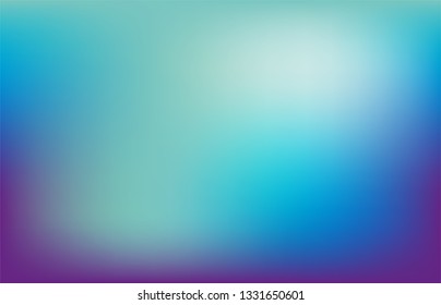 Blue abstract blurred gradient mesh background.