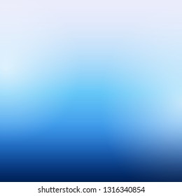 Blue abstract blurred water backdrop background vector illustration design.