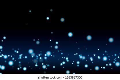 Blue abstract bokeh background