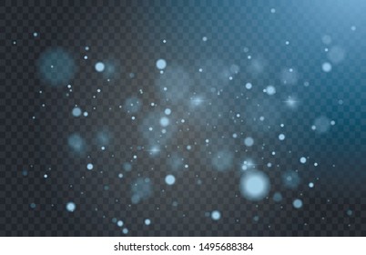 Blue abstract bokeh background. 