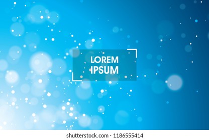 blue abstract bokeh background vector