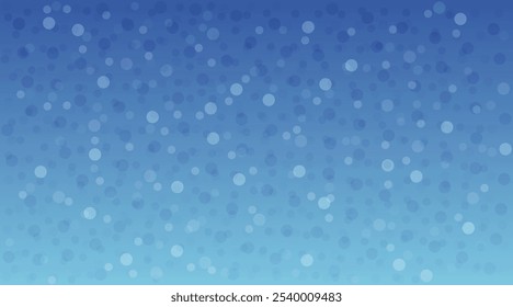 Fondo bokeh abstracto azul. Ilustración vectorial.