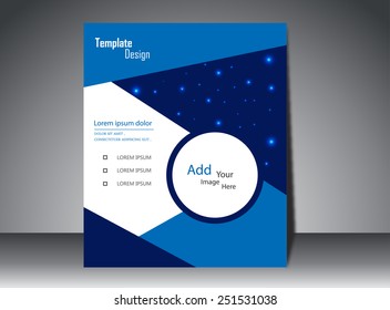 Blue Abstract Brochure
