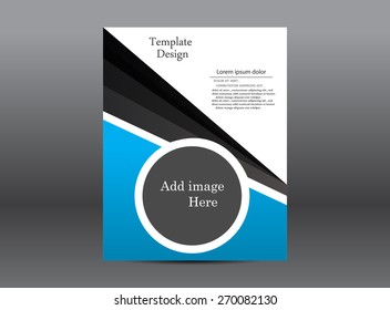 Blue Abstract Brochure