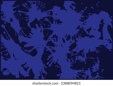 Textura de fondo del pincel abstracto azul
