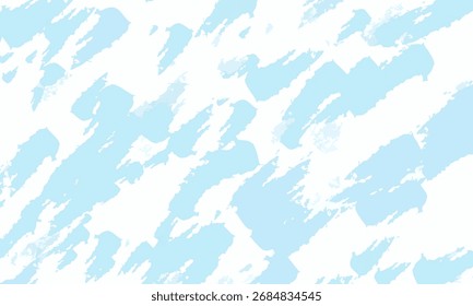 Fondo de textura de trazo de pincel abstracto azul con patrón de pintura moderna