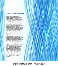 Blue abstract business background