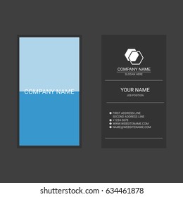 Blue Abstract Business Card Templates