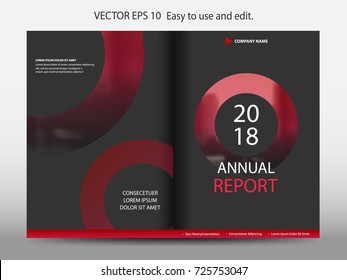 Blue abstract circle annual report Brochure design template vector. Business Flyers infographic magazine poster.Abstract layout template ,Book Cover presentation portfolio.