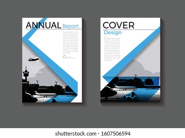 blue abstract Circle background modern cover design modern book cover Brochure cover  template,annual report, magazine and flyer layout Vector a4