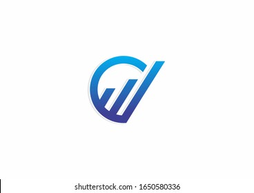 Concepto de diseño del logotipo del círculo azul abstracto