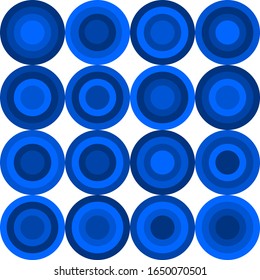 blue abstract circle pattern background