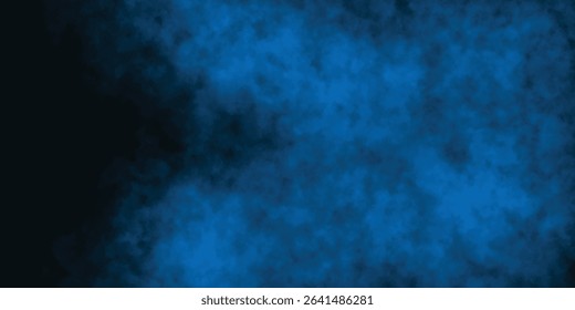 Blue Abstract Cloud Background with Misty and Dreamy Atmosphere

