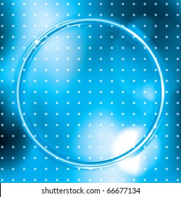 Blue abstract composition - vector illustration