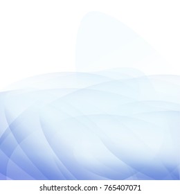Blue abstract curve background with copy space.Modern design template for web site,digital presentation,cover and magazine.Wavy concept for brochure and space for white text. Low poly graphic design