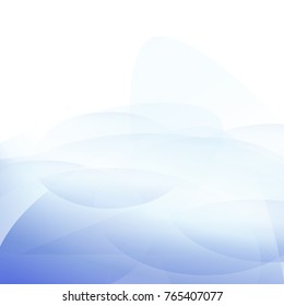 Blue abstract curve background with copy space.Modern design template for web site,digital presentation,cover and magazine.Wavy concept for brochure and space for white text. Low poly graphic design