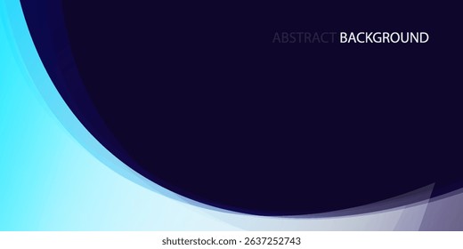 Blue abstract curve background. Glowing shape design elements. Modern futuristic graphic. Suit for poster, banner, brochure, corporate, business, cover, website, flyer.