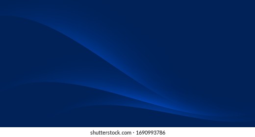 Blue abstract curve pattern background.