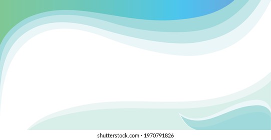 Blue abstract curve pattern background with copy space, Wave Abstract Background. For Design Flyer, Banner, Landing Page. Vector Illustration with Color Gradient