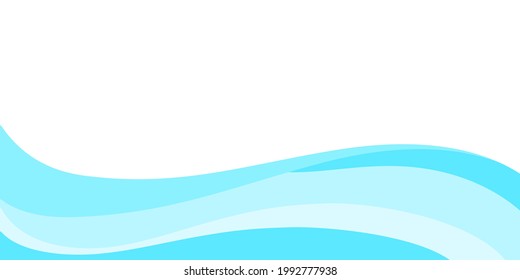 blue abstract curve pattern background with copy space, Wave Abstract Background. For Design Flyer, Banner, Landing Page. Vector Illustration with Color Gradient