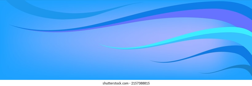 Blue abstract curve pattern background with copy space, Wave Abstract Background. For Design Flyer, Banner, Landing Page. Vector Illustration with Color Gradient