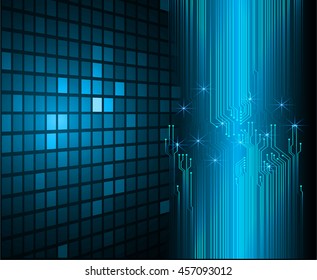 blue abstract cyber future technology concept background