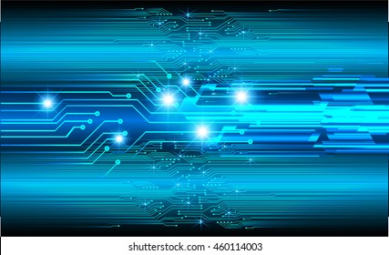 blue abstract cyber future technology concept background, illustration, circuit, binary code. move motion speed