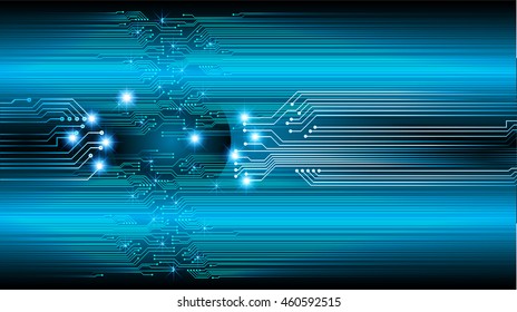 blue abstract cyber future technology concept background, illustration, circuit, binary code. move motion speed