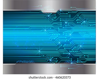 blue abstract cyber future technology concept background, illustration, circuit, binary code. move motion speed