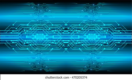 blue abstract cyber future technology concept background, illustration, circuit, binary code. move motion speed. sci-fi. Spark. vector