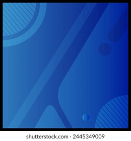 Un diseño abstracto azul con un círculo y una línea es muy adecuado para ser utilizado como una Plantilla