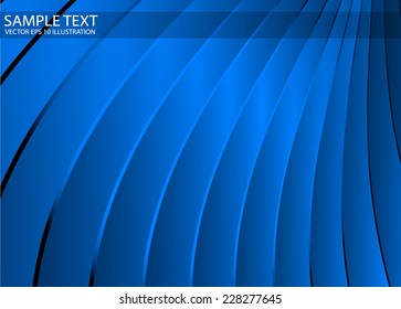 Blue abstract design vector gradients template - Vector blue layout background illustration